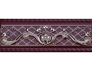 Paisley Burdeos Rojo Border
