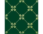 Paisley Verde Botella Net Decor