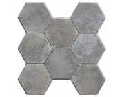 Hexagonal Cement Gris