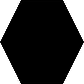 Плитка Basic Hexagonal Black - Плитка Basic Hexagonal Black - фото