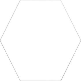 Плитка Basic Hexagonal White - Плитка Basic Hexagonal White - фото