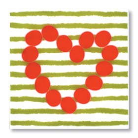 Pamesa - Декор Agatha Corazon Lineas Pistacho - фото