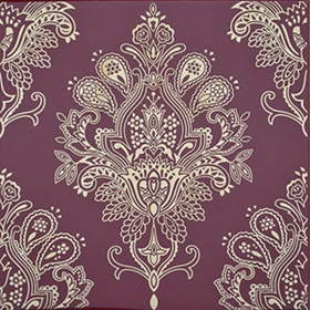 Fabresa - Декор Paisley Burdeos Rojo Decor - фото