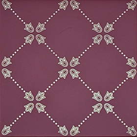 Fabresa - Paisley Burdeos Rojo Net Decor - фото