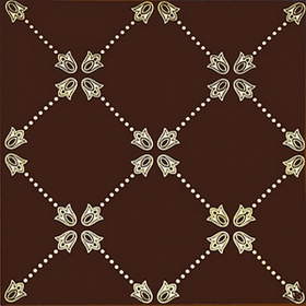 Fabresa - Paisley Chocolate Net Decor - фото