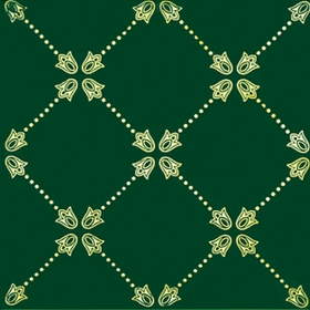 Paisley Verde Botella Net Decor Fabresa - Paisley Verde Botella Net Decor - фото