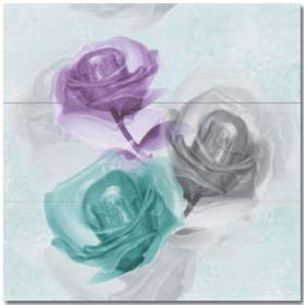 Декор Composicion Rosas Amt Set 3 Azuliber - Декор Composicion Rosas Amt Set 3 - фото