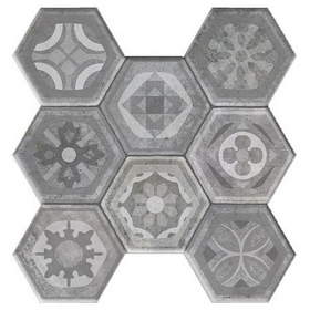 Kerlife - Плитка Kerlife Pav Hexagonal Asland Gris - фото